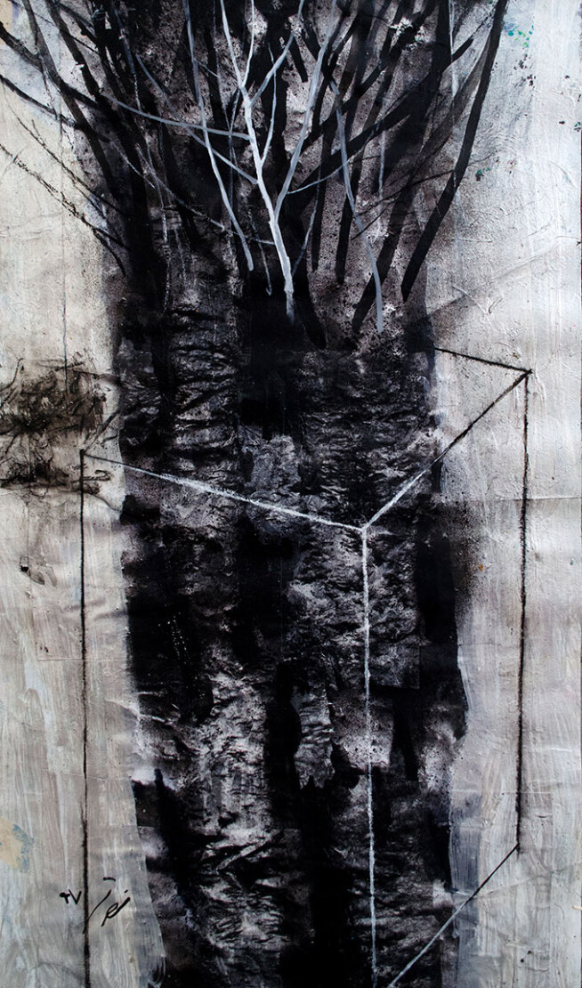 acrylic on cardboard / 60 - 30