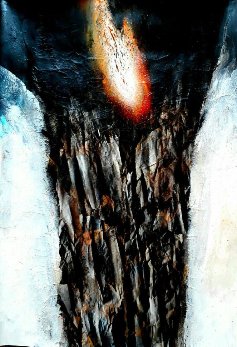  acrylic on cardboard / 70 - 40