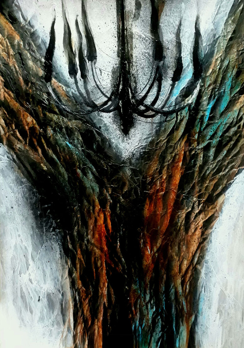  acrylic on cardboard / 70 - 50