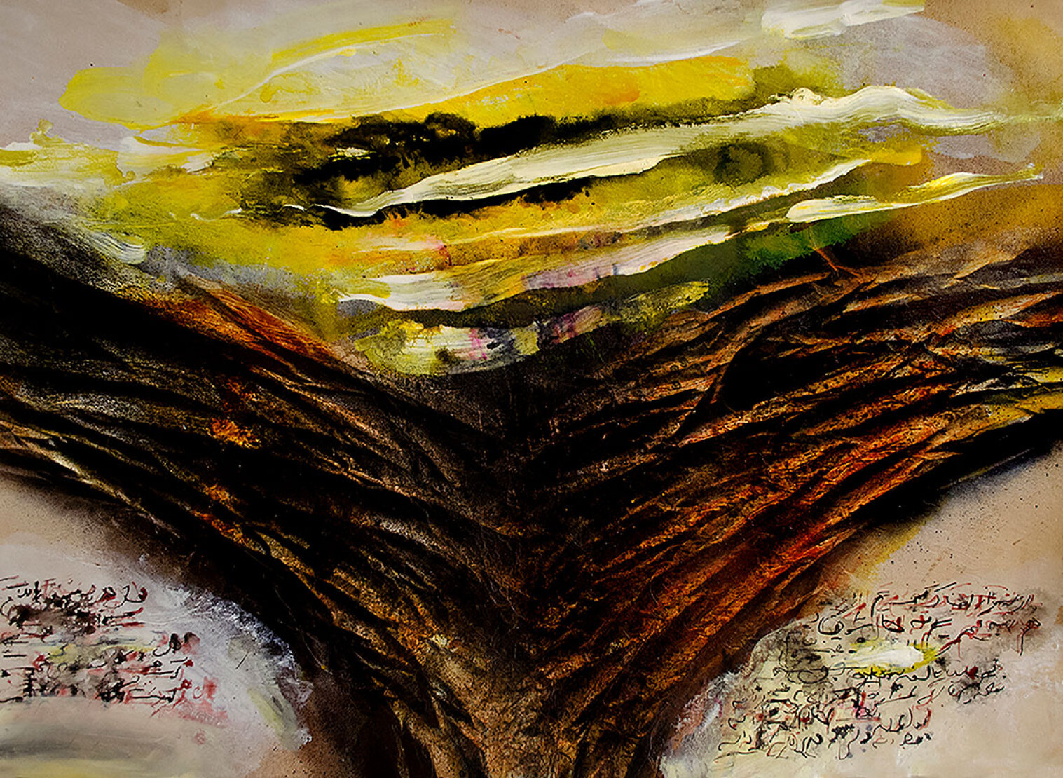  acrylic on cardboard / 70 - 50